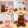 Stuffed Animal Plush Toys Rabbit Pig Bear Frog Tiger Birthday Gifts Decoration