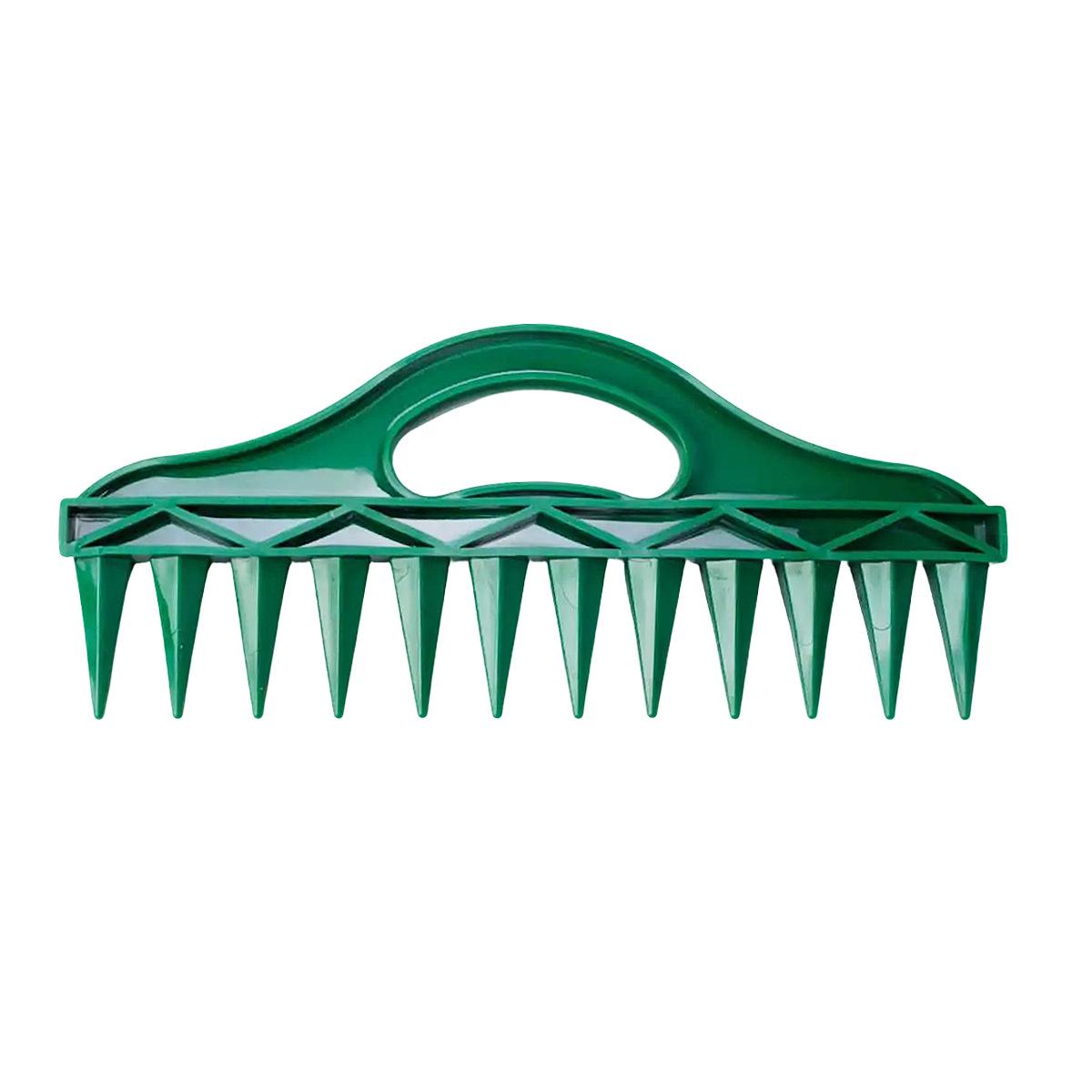 

12-Hole Quick Seed Sower Gardening Tool - Waterproof Durable Plastic Hand Planter with Ergonomic Grip, Manual Seed Dispenser