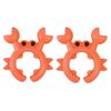 4/1PCS Silicone Spatula Rack Small Crab Anti Scalding Overflow Pot Clip Spoon Holder Clip Universal Shovel Rack Kitchen Gadget