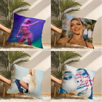 Bad Gyal Singer Pillow Case Pillowcase Doublesided Printed Sofa Cushion Bedroom Headboard Pillow