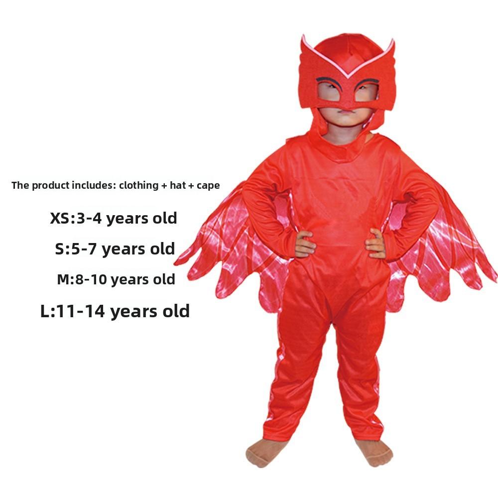 Owl Childrens Cosplay Costume With Soft Polyester Fabric For Kids Ages 3 To 8 Years