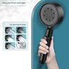 Six-speed Pressurized Filter Shower Head, Bathroom Shower Head with Increased Pressure and Large Water Output