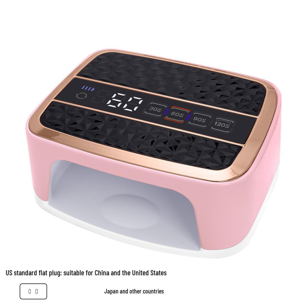 

168 Вт Мощная Перезаряжаемая Лампа для Фототерапии Ногтей для Быстрой Сушки Ногтей в Профессиональных Салонах