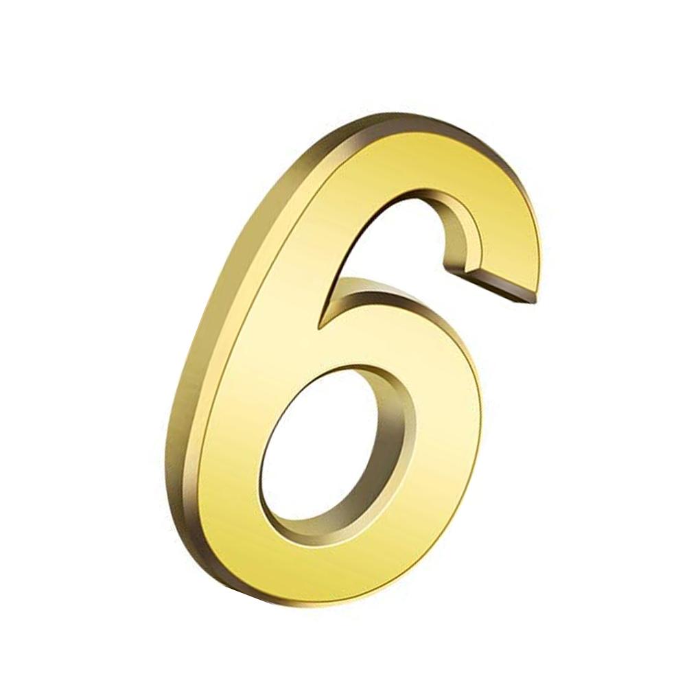 Hausnummern für Außen Haushalt ple Stil Exquisites Schild Exquisite Zahlenmarkierung Markierungszubehör für Hotel Haus Wohnung