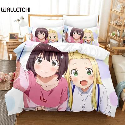 3D Anime Der Dieser Kunstclub hat ein Problem Bettwäschesets Bettbezug-Set mit Kissenbezug Einzelbett Doppelbett Queen-Size King-Size Bettwäsche Bettwäsche