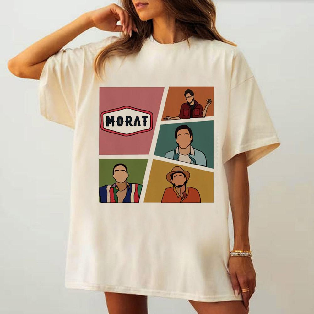 

Morat t shirt female Psychedelic Colorful 2000s harajuku Digital Retro tshirt Graphic kawaii Punk harajuku 4XL