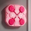 1 Set Music Boxing Machine Wall Mounted Bluetooth-compatible Adjustable Smart LED Boxing Training Target Punching Pad Home Gym Workout Equipment