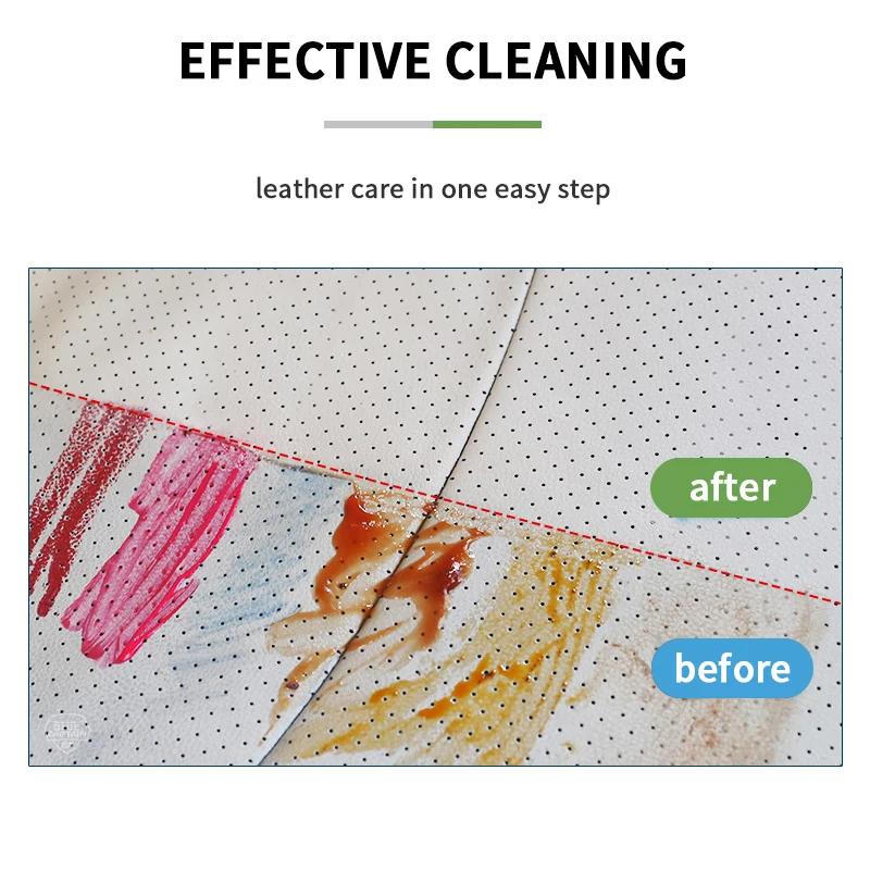 Car Interior Cleaner Agent Ceiling Cleaner Leather Flannel Woven Fabric Water Free Multipurpose Auto Dash Cleaning Tool