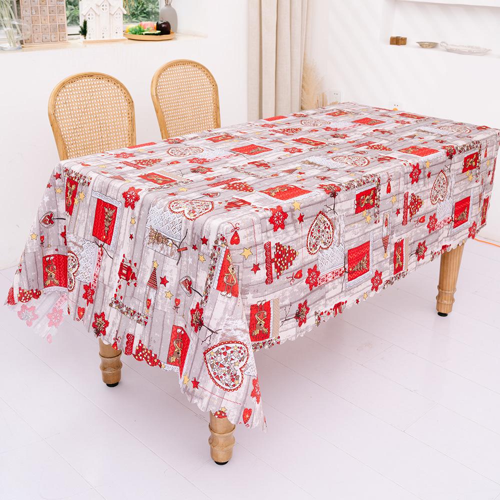 Creative Cross-Border Christmas Table Runner - Festive Holiday Decoration