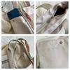 New College Student Commuting Large-capacity Shoulder Handbag Bag Women's Large-capacity Tote Canvas Bag