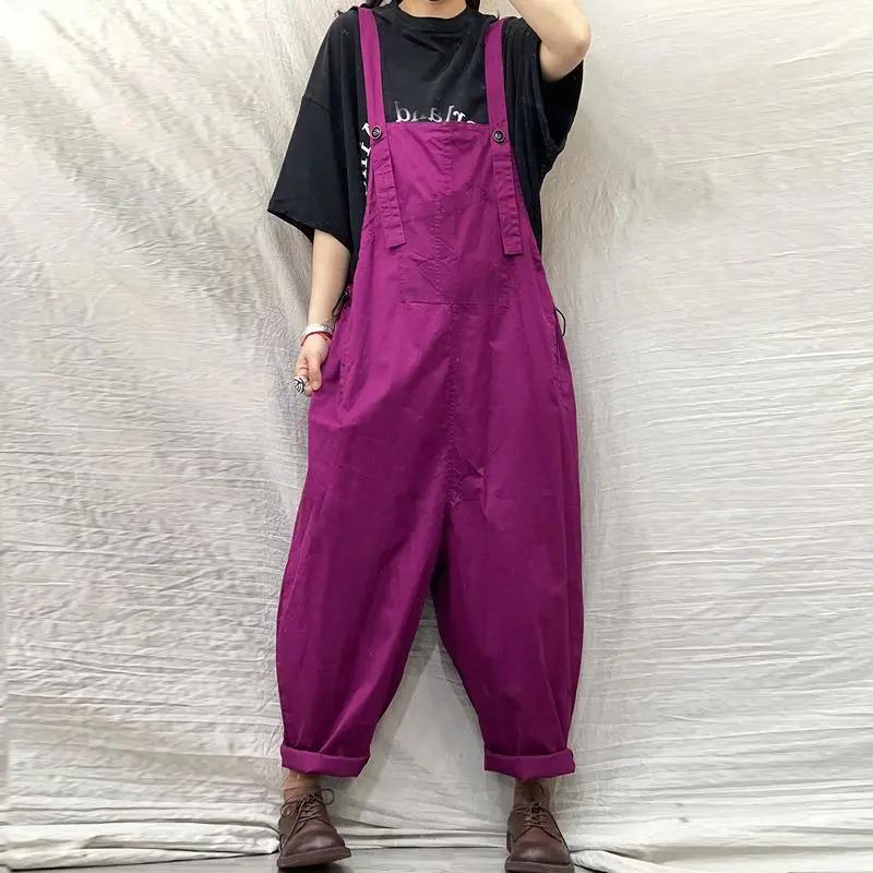 

Plus Size Women s One-piece Pants, Women s Suspenders, Women s Overalls, Overalls, Women s Loose and Thin Summer Thin Section L