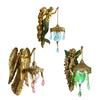 Hanging Shade Wall Lamp Wireless Decorative Resin Sconce for Living Room Hallway Bedside Decorative Wall Style