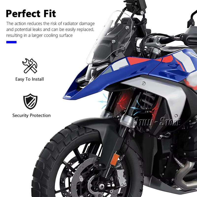 Motorcycle For BMW R1300GS R 1300 GS R1300gs R1300 GS 2023 2024 Radiator Grille Guard Cover Protector Black A Pair