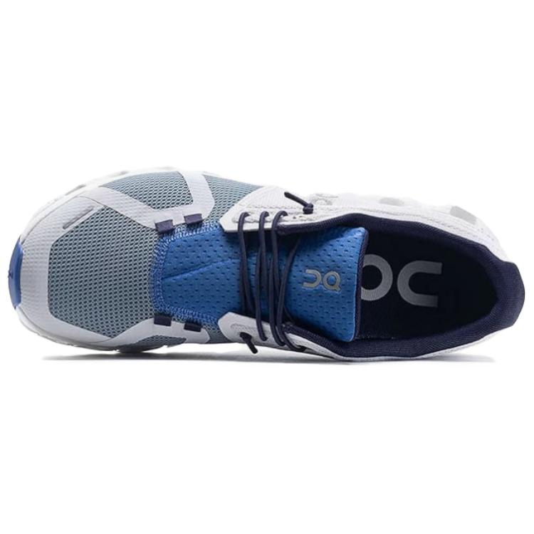 New On Cloud 5 Anti Slip Wear Resistant Low Top Running Shoes Women's Gray 69.98853