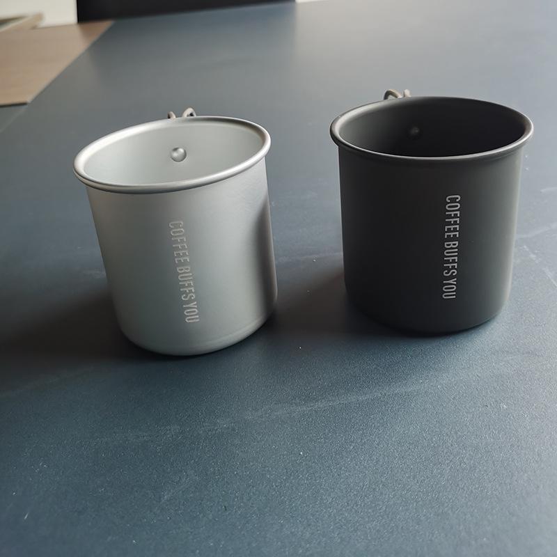 Aluminum Folding Camping Cup, Lightweight and Boiling Water Safe