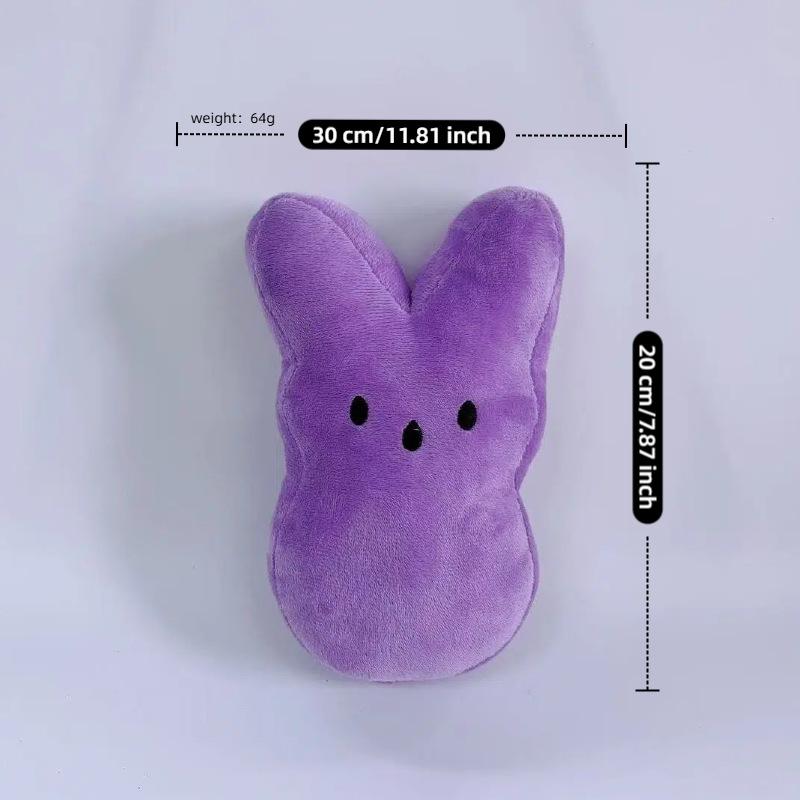 6 Color Peeps Plush Bunny Rabbit Peeps Easter Perfect Toys Goodie Bag Fillers Carnival Prizes Assortment Easter Egg Party Decoratio