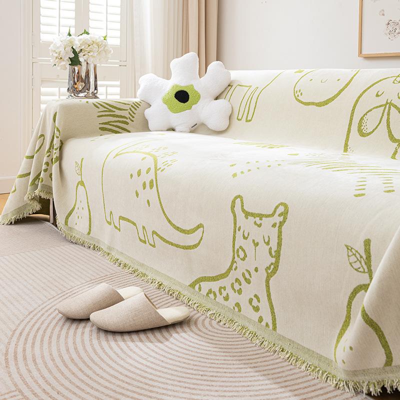 Cartoon Chenille Sofa Cover Towel High-Grade Four Seasons Universal Sofa Cushion Cover All-Inclusive Universal Blanket Full Covered