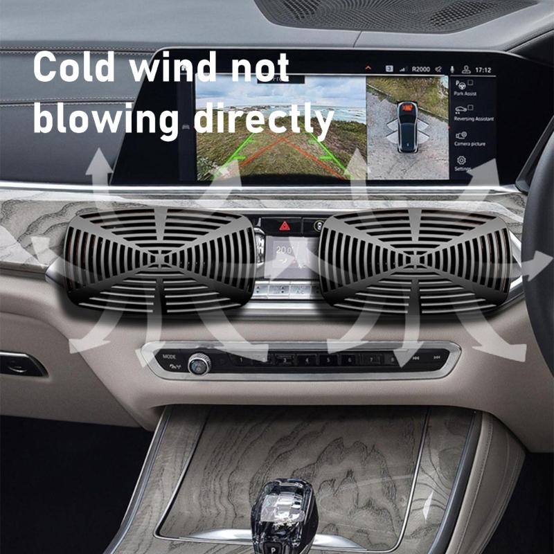 1pc/2pcs Car Air Conditioner Anti Direct Blowing Wind Baffle Outlet Panel Deflector Air Vent Wind Deflector Universal