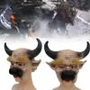 Terrifying Bull Demon King Latex Mask Ideal For Halloween Celebrations And Events
