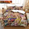 Fashion Hannah Montana Bedding Set Printed Bed Set With Pillowcase Bed Duvet Cover Soft Single Double Queen Super King Size