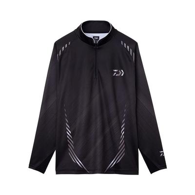 DAIWA Expert Light Zip Shirt Black Fishing DE-7723 Men's
