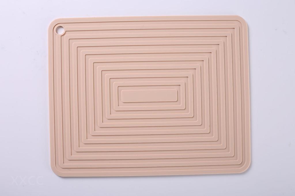 Pot Mat Square Thickened Heat Insulation Non-slip Corrugated Kitchen Table Mats