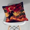 Cool Art Turkish Flag Throw Pillow Case Living Room Sofa Cushion Cover For Home Bedroom Decoration Protector