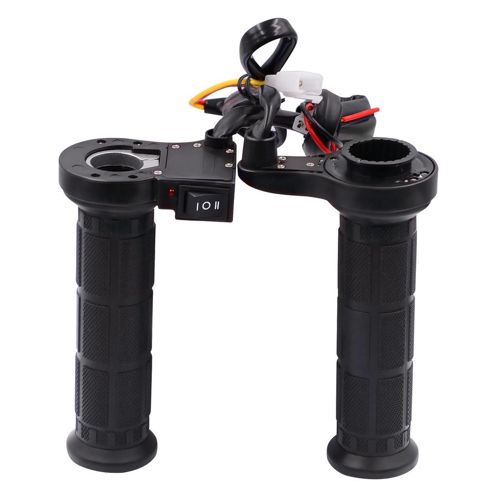 2 Pairs Motorcycle Hand Grips Hot Handlebar for Motorcycle 12V Warmer Handle Heat Grip Electro-Thermal