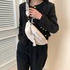 Stylish 2024 New Womens Slouchy Shoulder Bag In Black Beige Brown With Chic Tassel Design