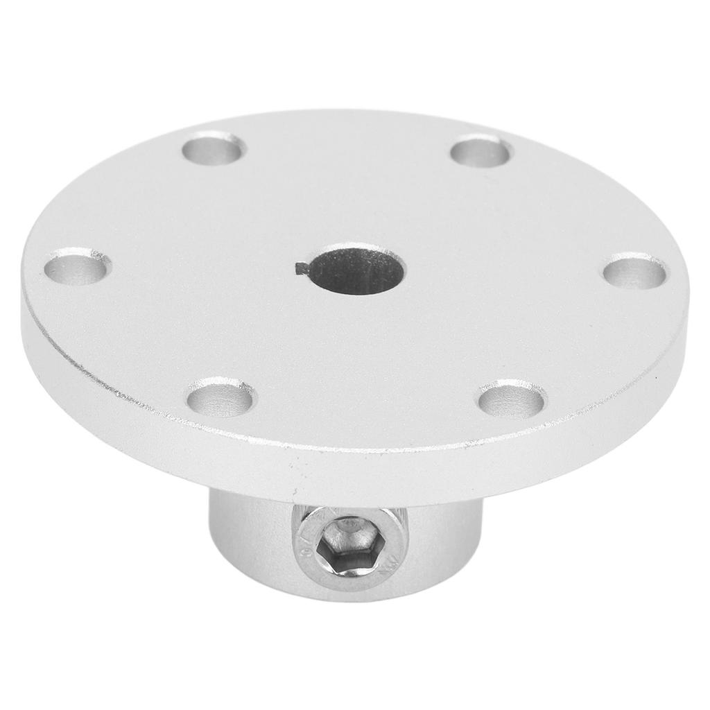 8mm Flanschwellenkupplung Aluminiumlegierung Starre Flanschführungswellenkupplung Motorverbinder mit Passfeder für 14049 Rad DIY RC Modellmotoren