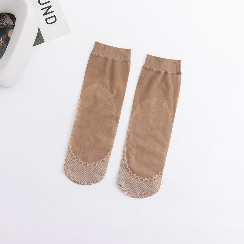 Women's Summer Thin Velvet Breathable Short Socks