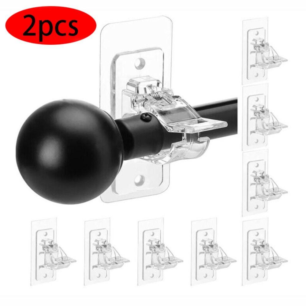 

2pcs Multipurpose Self-Adhesive Rail Hook Household Shower Storage Hanging Stick