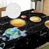 Solar System Waterproof Tablecloth Home Decorations Universe Galaxy Planets Space Table Cloths Kitchen Dining Table Party Decor