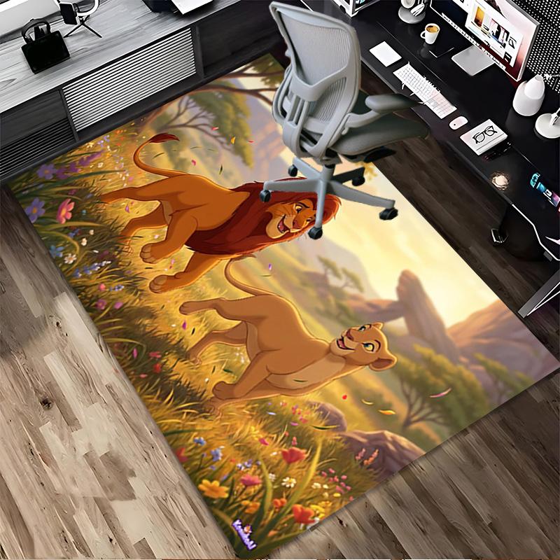Lion Living Room Nonslip Area Rug Soft Carpet For Bedroom Game Playroom Sofa Office Home Decor Doormat Christmas Gift C922138