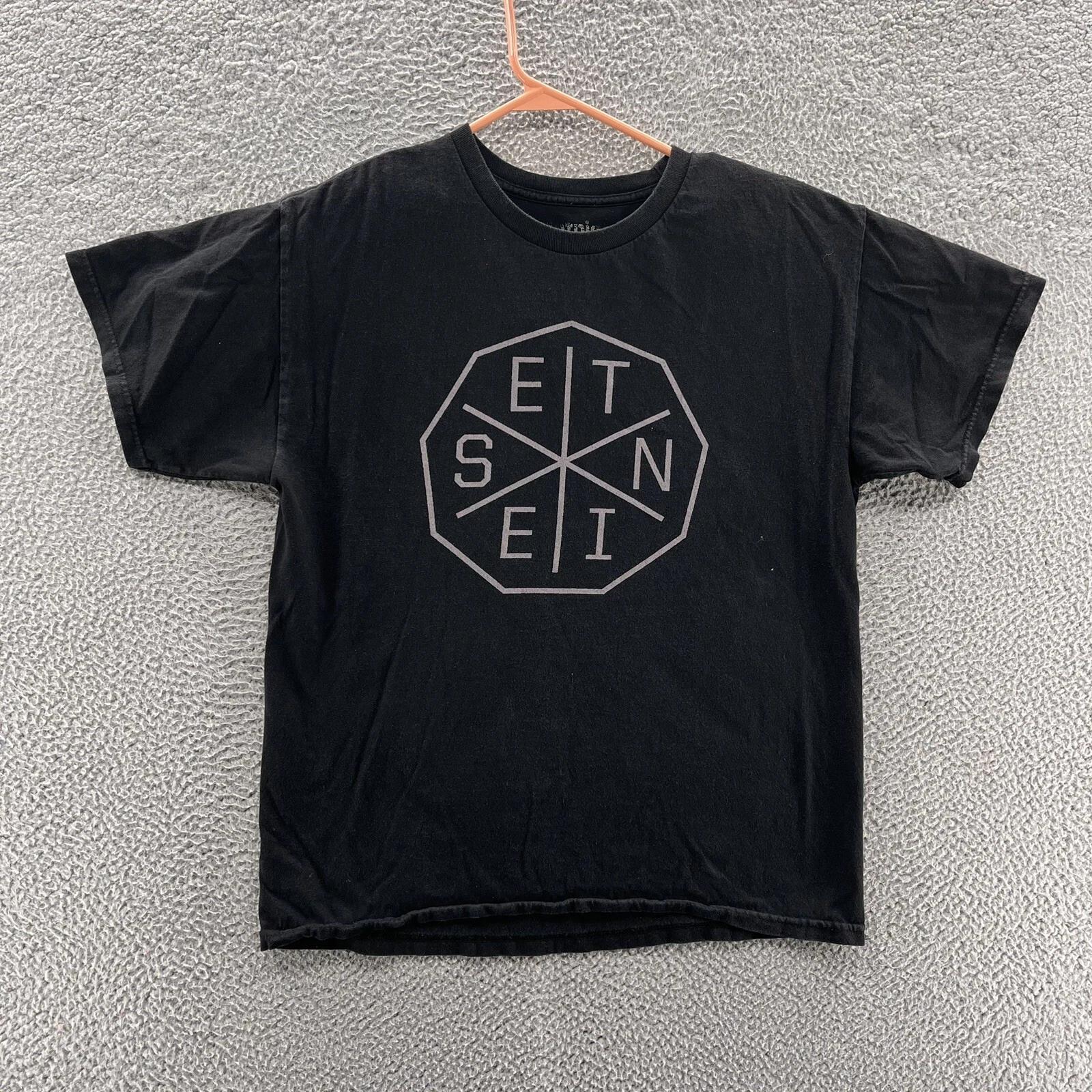 

ВИНТАЖНАЯ футболка Etnies Мужская Размер L Черная Скейтборд Скейтбординг Графика с надписью 2XL