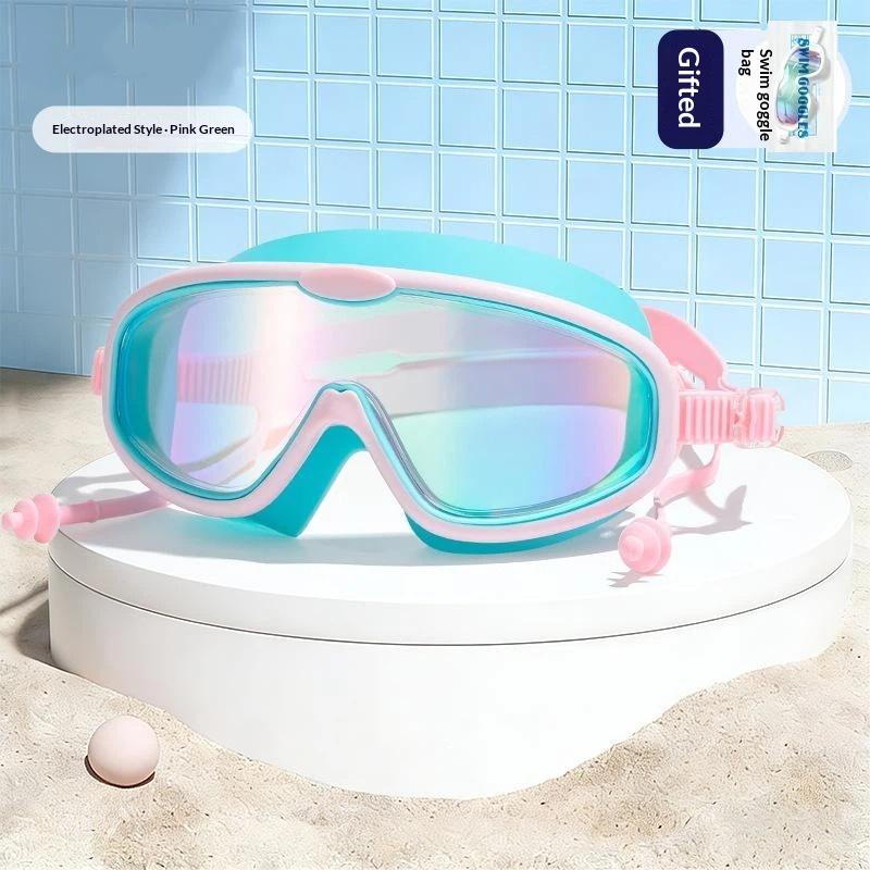 Professional Children Swimming Goggles Caps Waterproof Diving Goggles Anti Fog Competition Training Swimming For Boys Girls