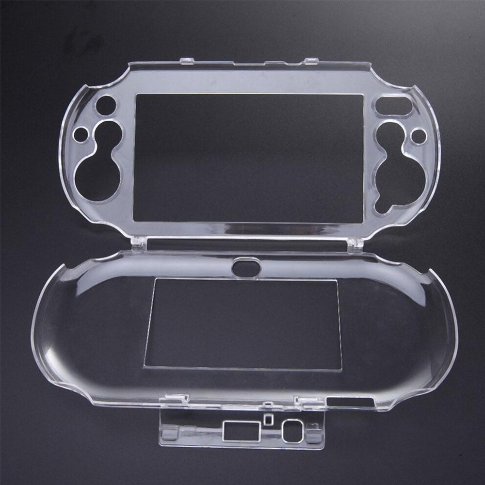Clear Full Housing Case Shell Transparent With Screen Protector For PS VITA 2000