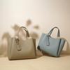 New leather women's tote bag, large bag, mom bag, simple commuter handbag, shoulder and crossbody bag