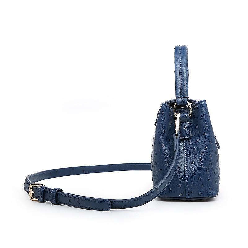 2026 Snake Ostrich Shoulder Crossbody Bag Small PU Leather Flap Women
