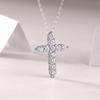 Moissanit Dia 3,0 mm 1,1 CT Pandantiv Femeie Colier Sier pentru Femei Lanțuri Petrecere Nuntă Bijuterii Fine Colier din Argint Sterling 925