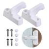 2PCS Versatile RV Table Clamp T-Locks Rotating Lock For Easy Wall Mounting Secure Hold Trailer Table Board Hook