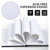 ALKALO Square Sketchbook for Drawing 120 Pages Sketch Book 122LB 180GSM Thick Paper Mixed Media Sketchbook for Charcoal Pencil