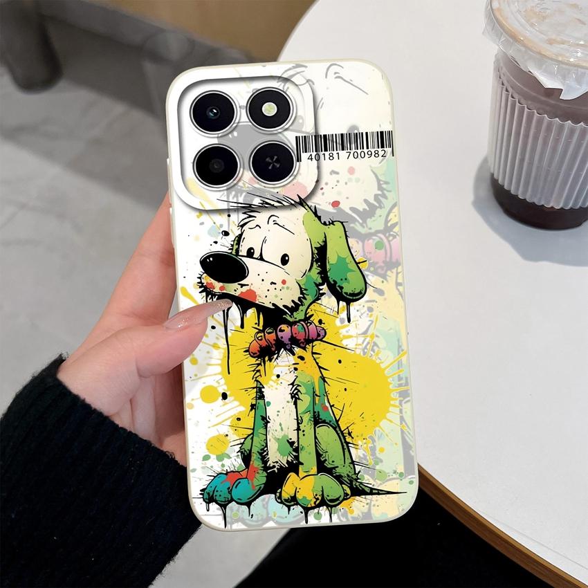 Für Huawei Honor X6C X7C 400 Pro Lite Handyhülle Hübsche rosa Wolkenmuster Flüssigsilikon Neu aufgerüstete Fallschutz-Schutzhüllen Für Huawei Hülle