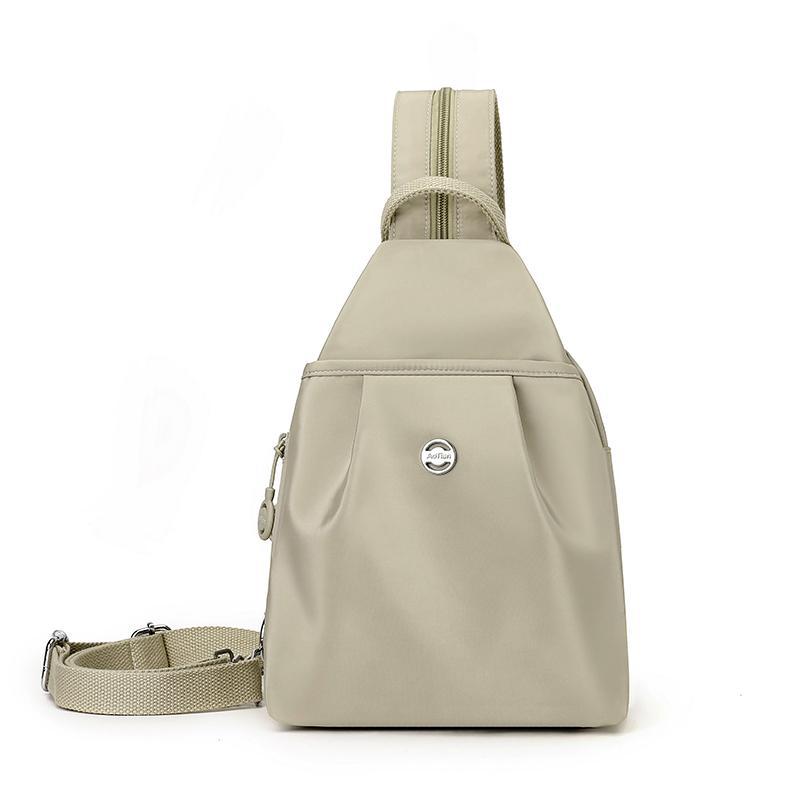 Schoolbag Small Backpack Women's 1011 New Women's Daily Commuting Dual-purpose Crossbody Breast Bag Small Multi-layer Multi-pocket Backpack