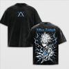 Anime HUNTER×HUNTER T-shirt Killua Zoldyck Tshirt For Men's Clothing Washed Oversized T Shirt High Quality Pure Cotton Tees Tops