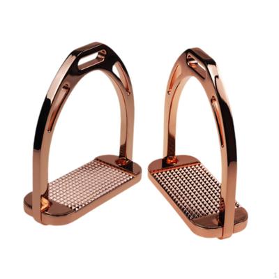 2 sztuki strzemion aluminiowych, zapasowe, do sprzętu jeździeckiego, do treningu