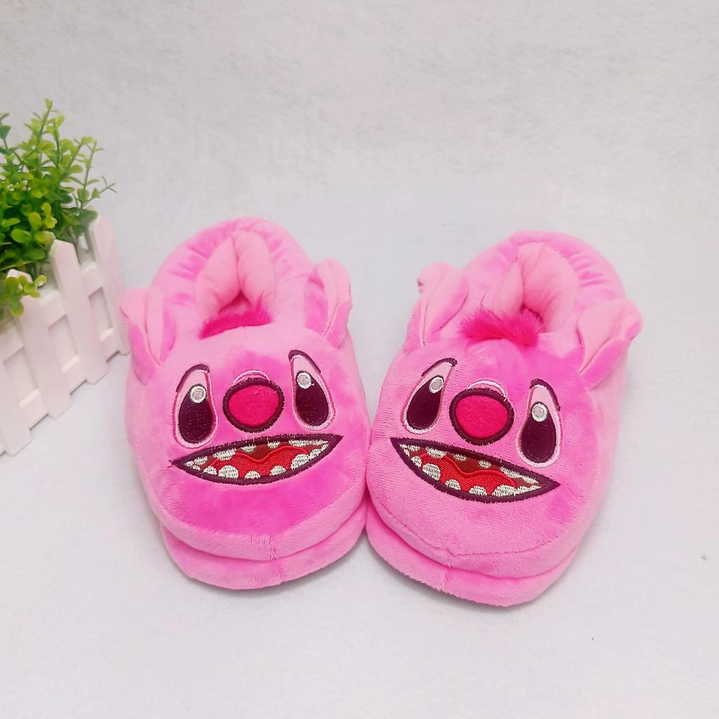Lilo Stitch Plush Slippers For Adults And Kids With Antislip Warmth Indoor Use