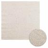 VidaXL ZIZUR Cream Rug 120x120 Cm Jute Look Indoor Outdoor, Outdoor Rug, Floor Mat, Indoor Rug, 4010376