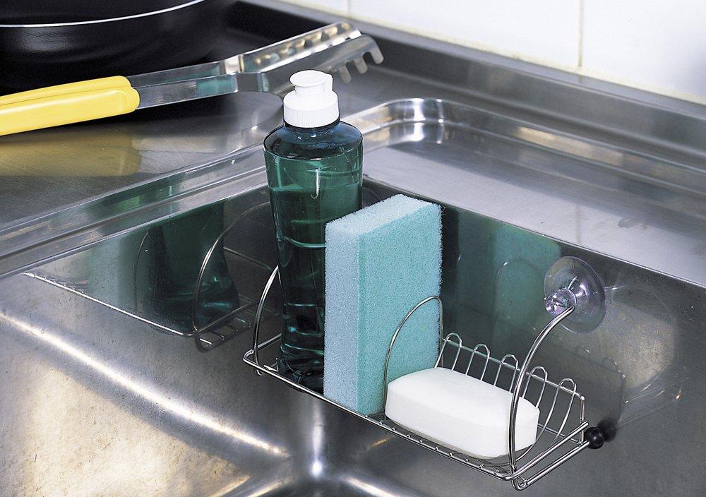 KAI Sink Supplies Porte-bouteilles, éponges et savon Eclair 2 DR5312