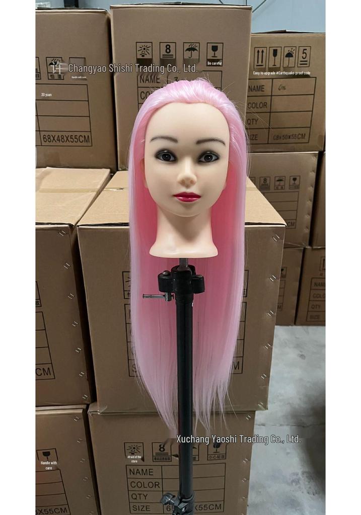 Wig Mannequin Head for Braiding, Styling, and Makeup Practice